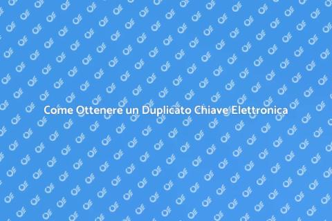 Duplicato Chiave Serratura Elettronica