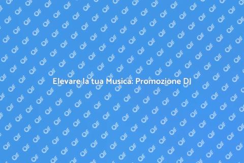 Promozione Online per DJ Techno