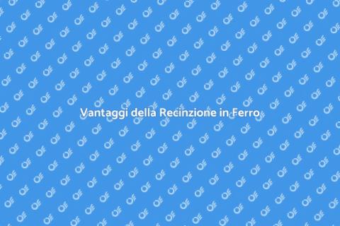 Recinzione in Ferro per Area Residenziale