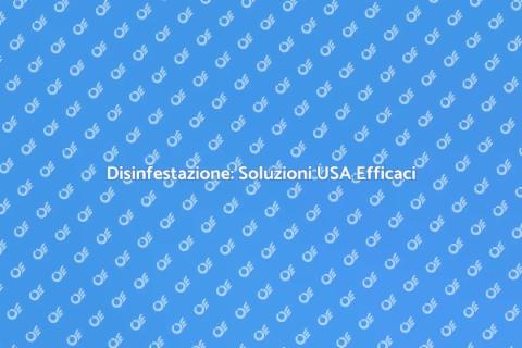Disinfestazione in America: Guida Pratica
