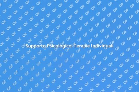 Terapie Individuali di Psicoterapia