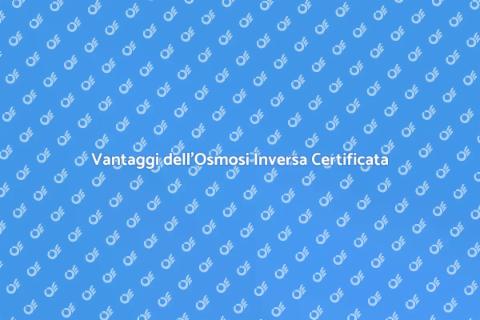Impianto Osmosi Inversa Certificato