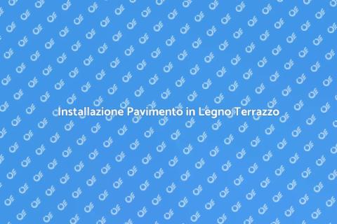Pavimento in Legno per il Terrazzo
