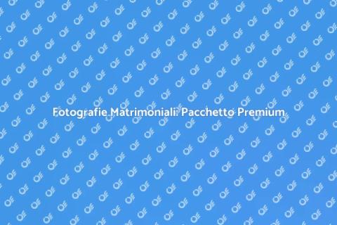 Pacchetto Fotografico Matrimoniale Premium