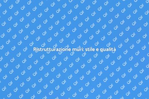Ristuccare un muro: trasformazione chic