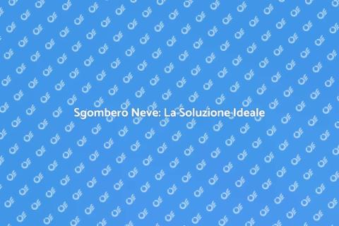 Sistema Sgombero Neve Personalizzato