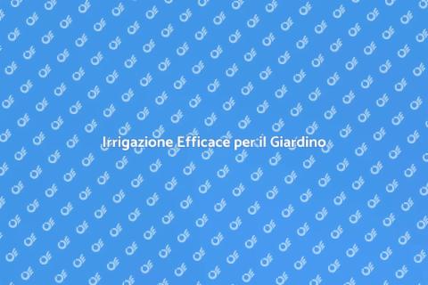 Programma di Irrigazione per Piante