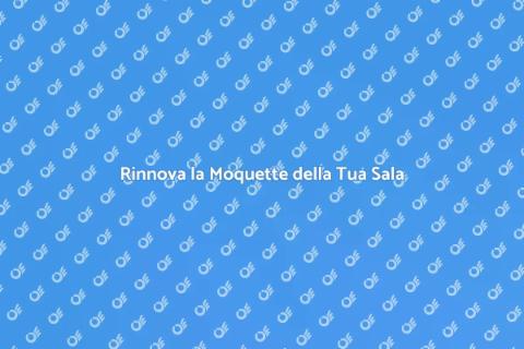 Sostituzione Moquette in Sala Concerto