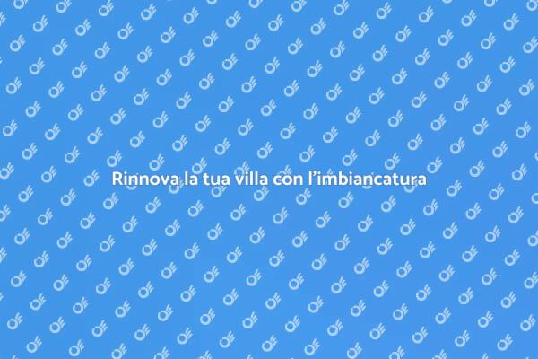 Trasforma la tua villa con l'imbiancatura