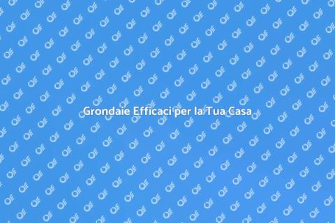 Installazione Grondaie con Filtraggio