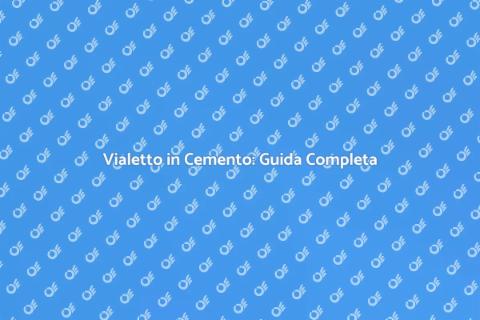 Costruire un Vialetto in Cemento