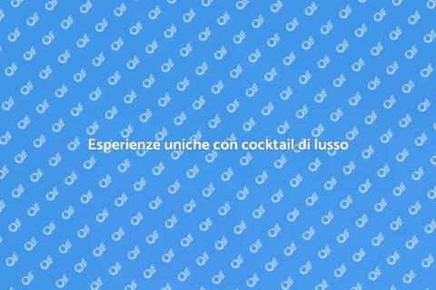 Cocktail di lusso per eventi esclusivi