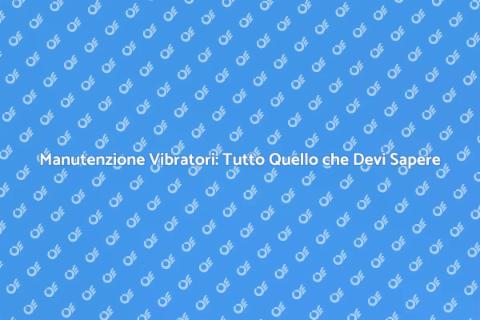 Riparazione Vibratori: Guida Completa