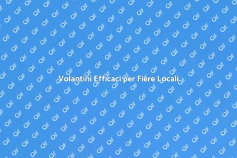 Progettare Volantini per Fiere Locali