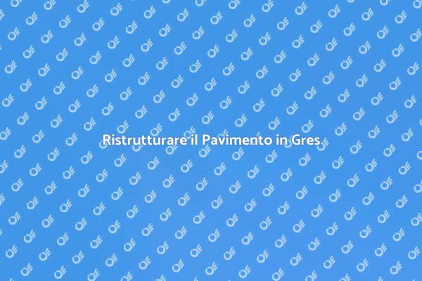 Rinnovare il Pavimento in Ufficio