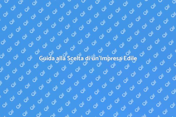Ristrutturare con un'Impresa Edile
