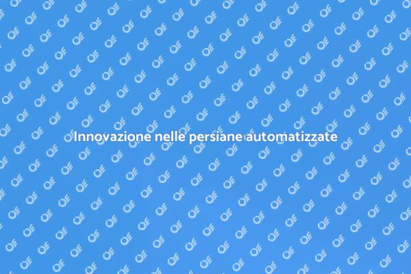 Automazione delle persiane in alluminio