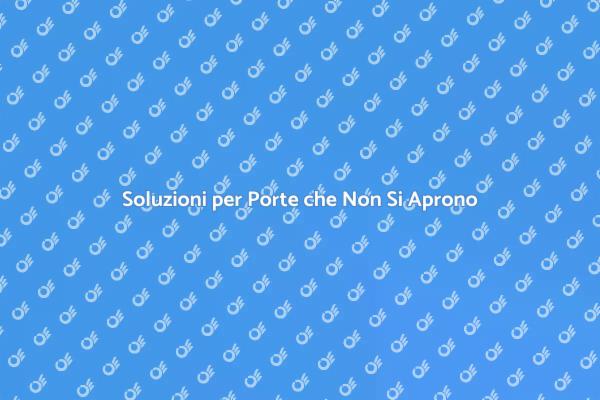 Come Aggiustare una Porta Difficile