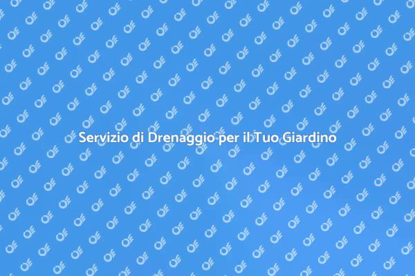 Trasforma il Tuo Spazio con Drenaggio