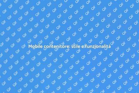 Mobile contenitore elegante per ufficio