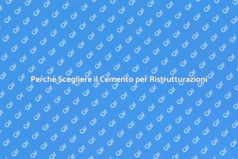 Perimetro in Cemento per Ristrutturazioni