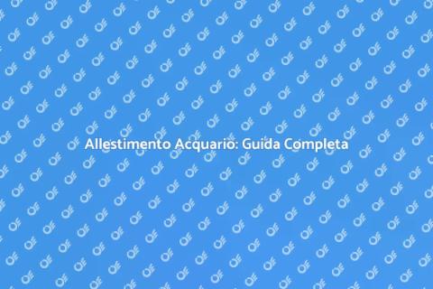 Supporto all'Allestimento Acquario