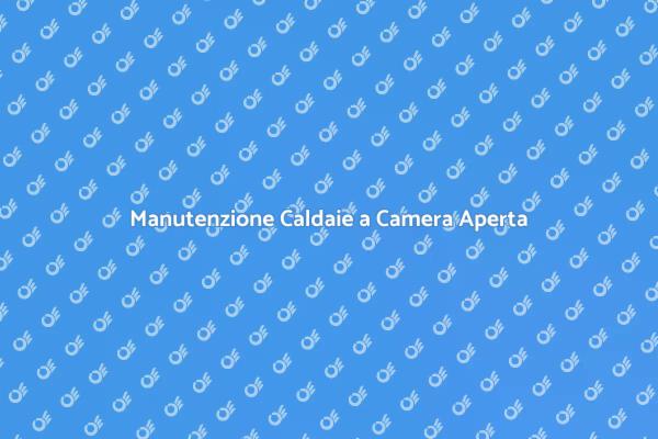 Assistenza Professionale Caldaie Aperte