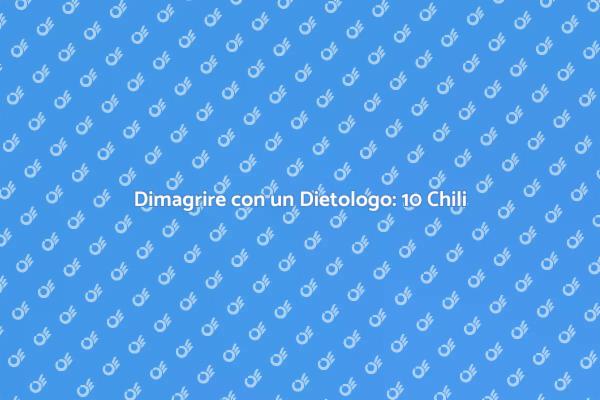 Perdi 10 Chili con un Dietologo Esperto