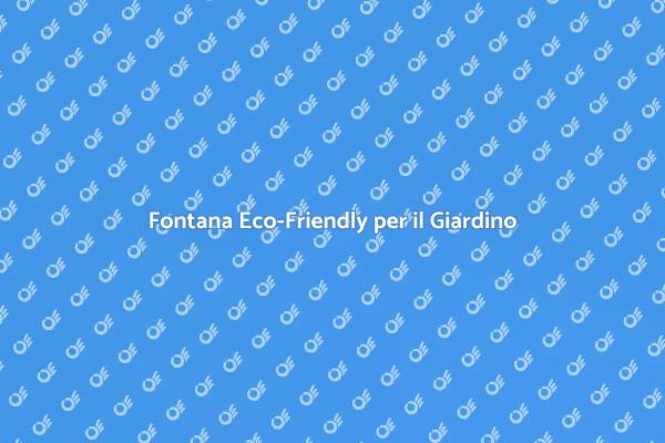 La Fontana da Giardino Perfetta