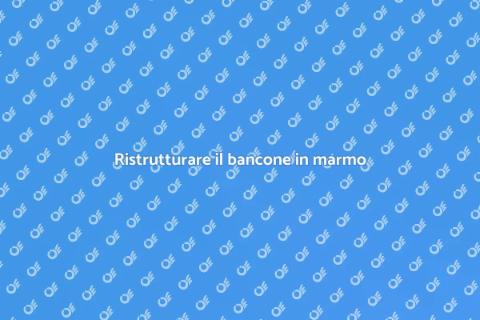 Ampliare il bancone in marmo cucina