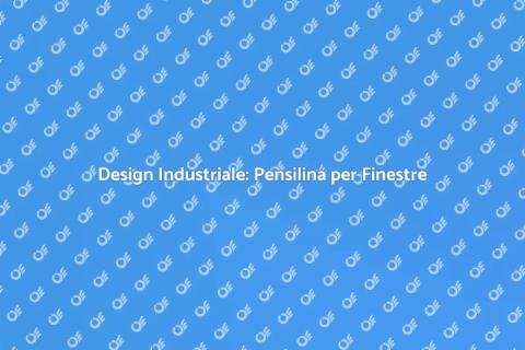 Pensilina per Finestre Stile Industriale