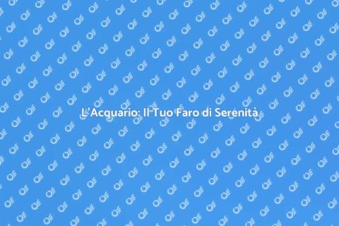 Acquario per la Tranquillità Interiore
