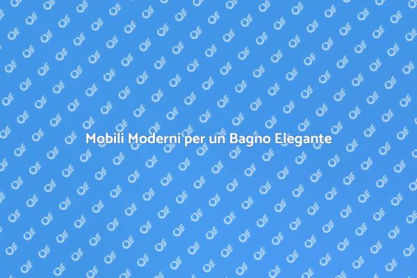 Trasforma il Tuo Bagno con Stile