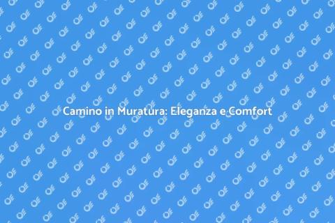 Camino in Muratura Rivestito in Legno
