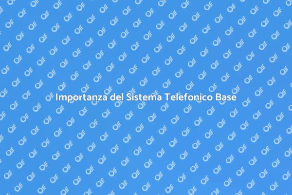 Sistema Telefonico: Fondamentale per Comunicare
