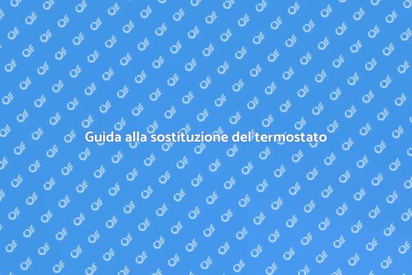 Come sostituire il termostato dello scaldabagno