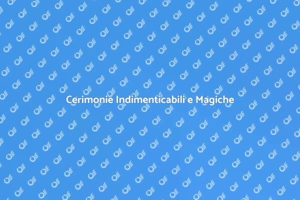 L'Arte dell'Installazione di Cerimonie
