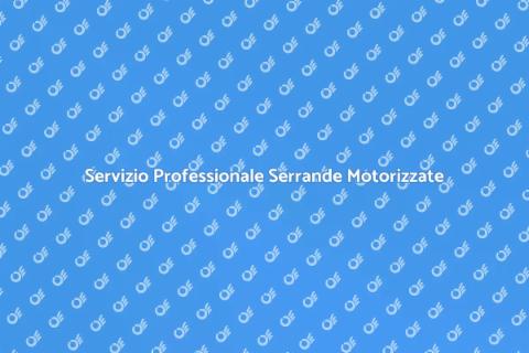 Assistenza Motori per Serrande