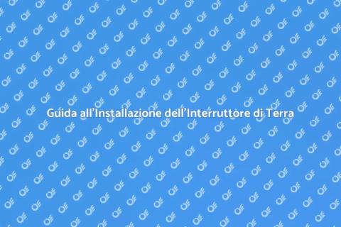 Installare un Interruttore di Messa a Terra