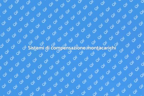 Sostituzione sistemi montacarichi