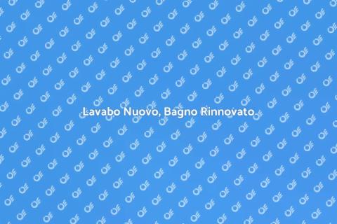Sostituire il Lavabo del Bagno