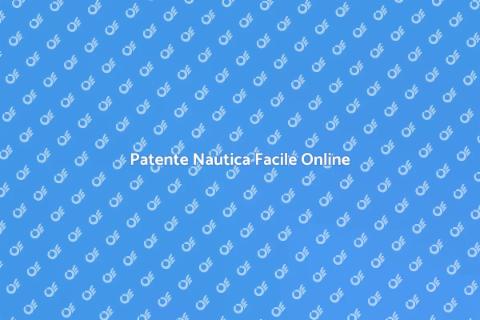 Scuola Nautica Online: Patente Facile