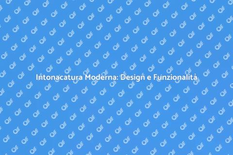 Intonacatura Stile Contemporaneo