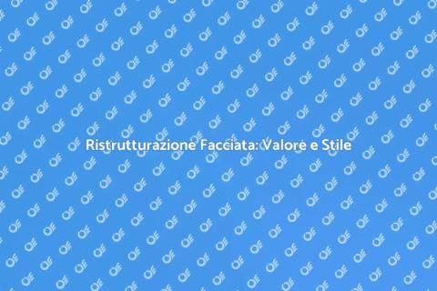 Ristrutturazione Facciata: Casa che Brilla