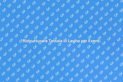 Tettoia in Legno per Eventi all'Aperto