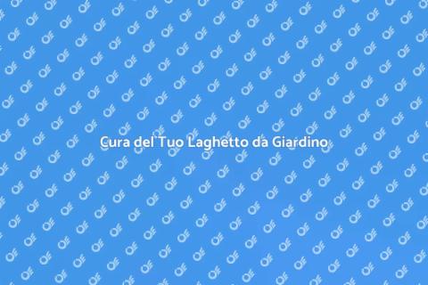 Manutenzione Laghetto da Giardino