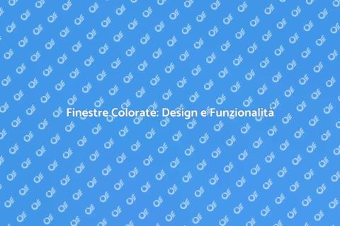 Colorazione Finestre Domestiche
