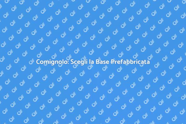La Base Prefabbricata per il Tuo Comignolo