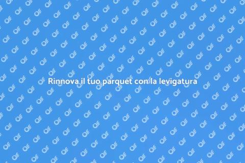 Levigatura pavimento in parquet