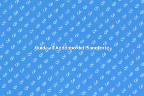 Addobbare il Pianoforte per il Trasporto